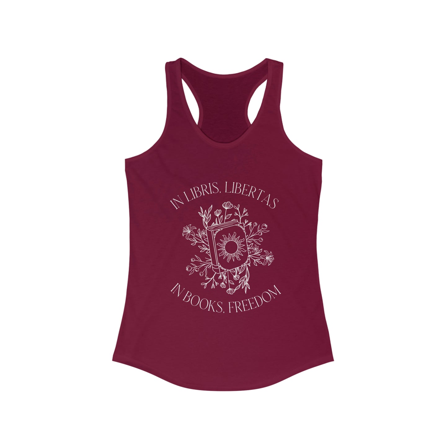 In Books, Freedom Racerback Tank