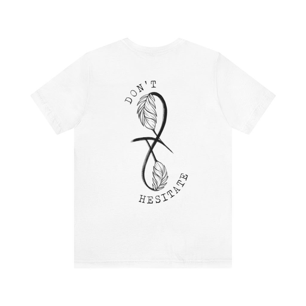 Don't Hesitate Scrypt *CROWN of BLOOD & WINGS* Short Sleeve Tee