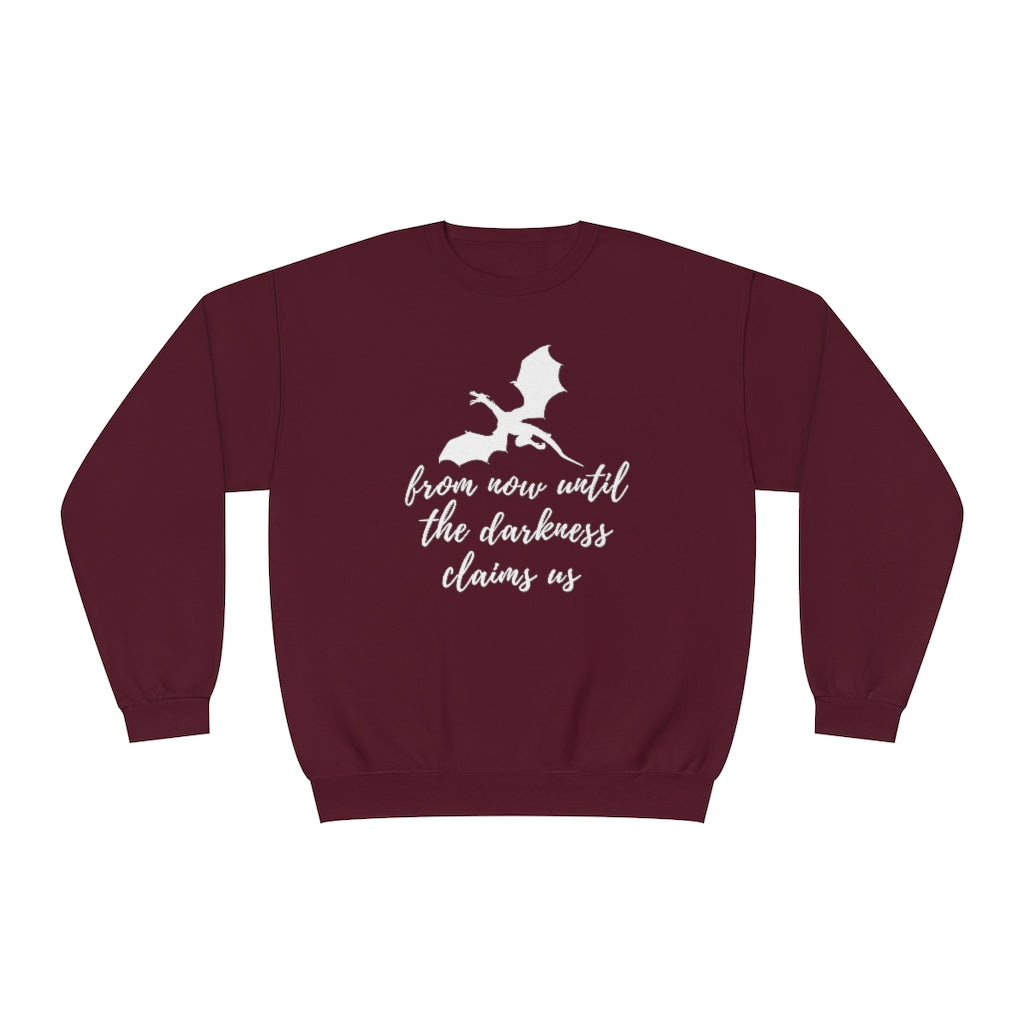 The Thirteen Darkness Claims Us Throne of Glass Crewneck Sweatshirt