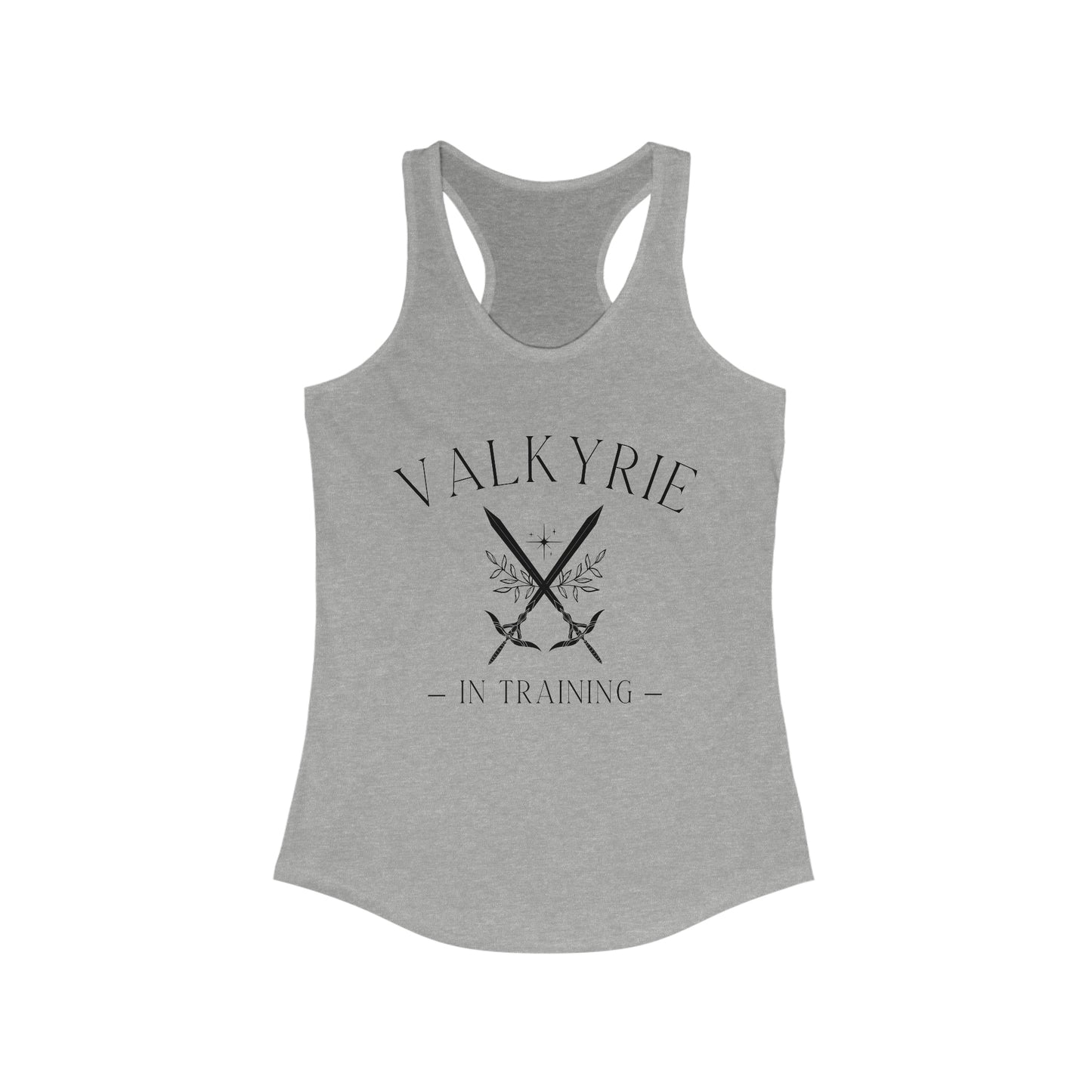Valkyrie in Training Racerback Tank