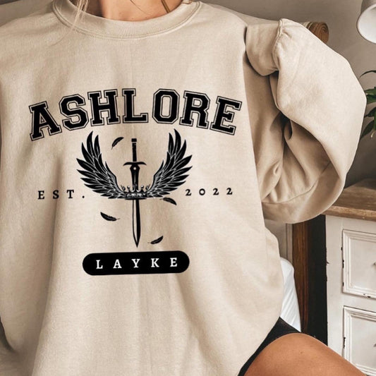 Ashlore *CROWN of BLOOD & WINGS* Crewneck Sweatshirt