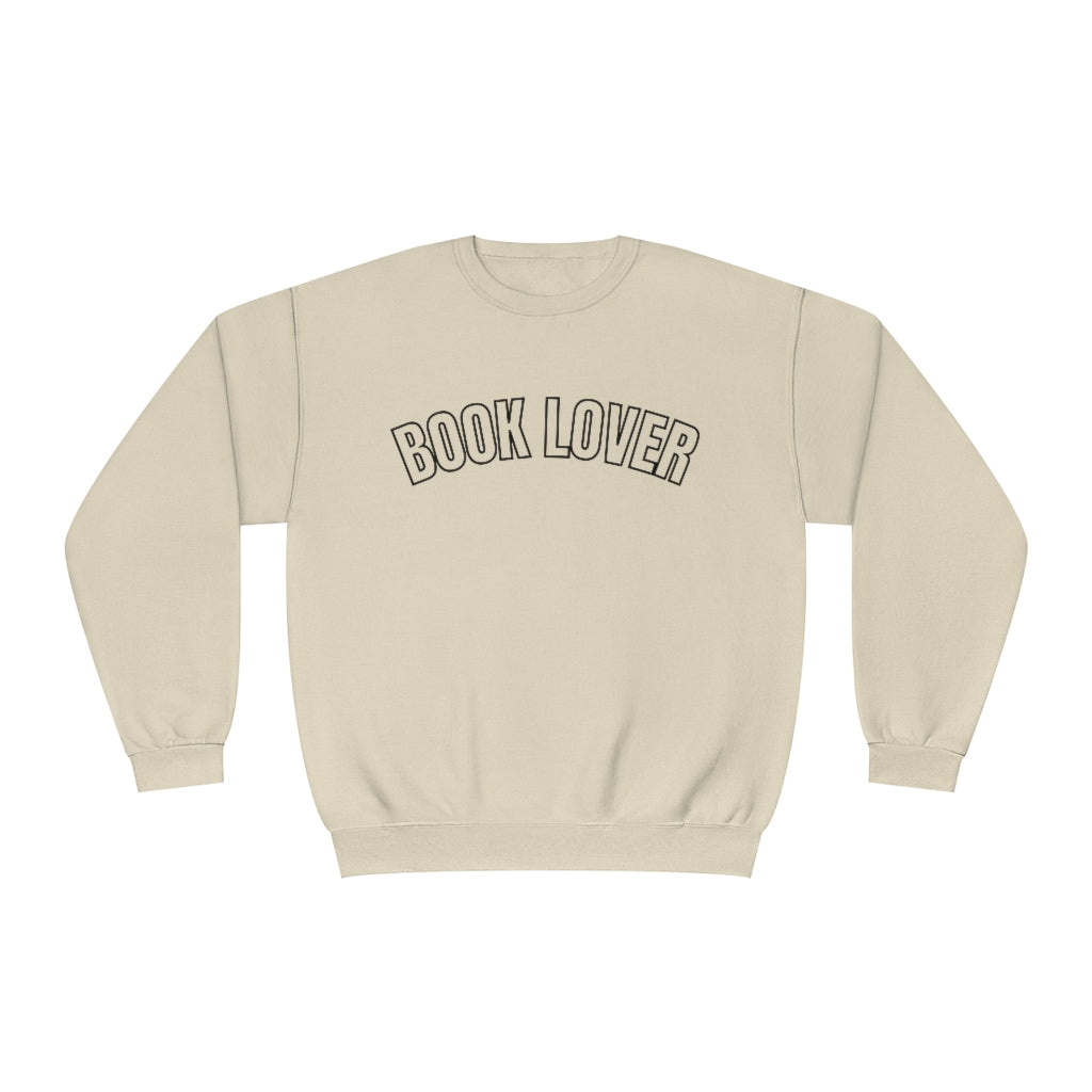 Book Lover Sweatshirt-White