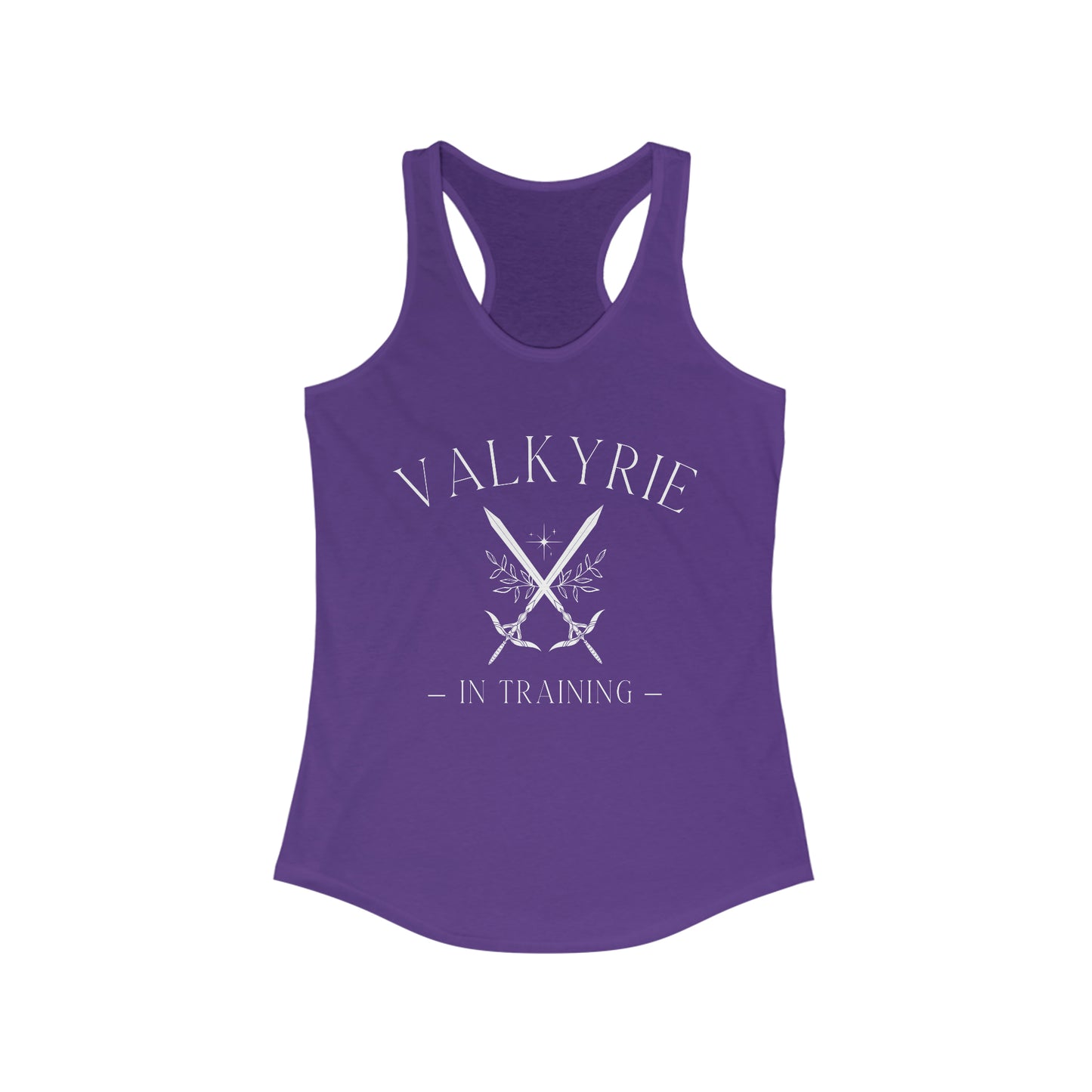 Valkyrie in Training Racerback Tank