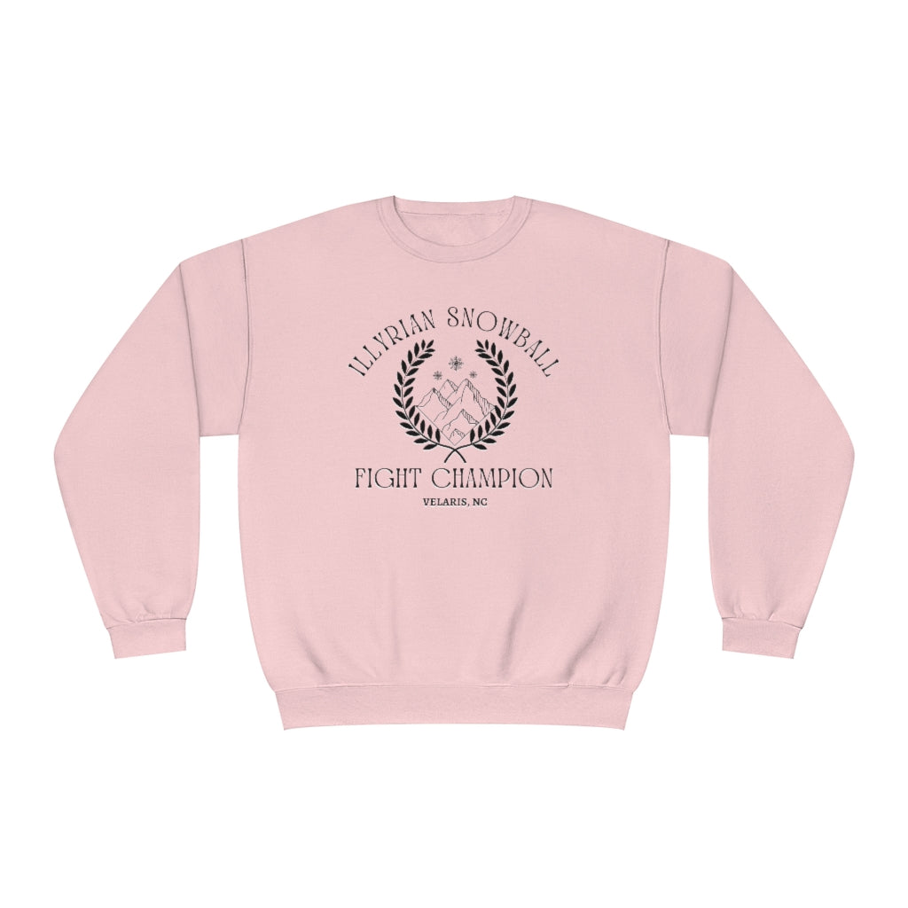 Illyrian Snowball Fight Champion Crewneck Sweatshirt