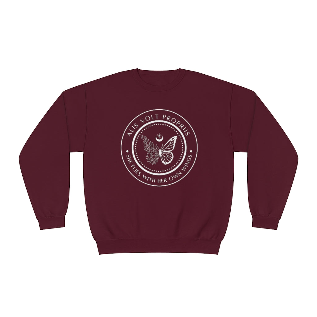 Her Own Wings Crewneck Sweatshirt