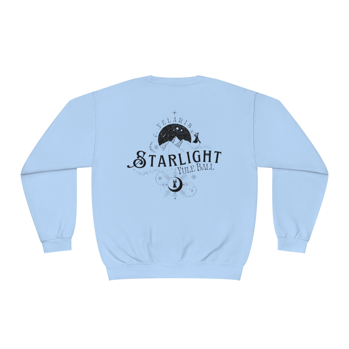 Starlight Yule Ball BACK DESIGN Crewneck Sweatshirt