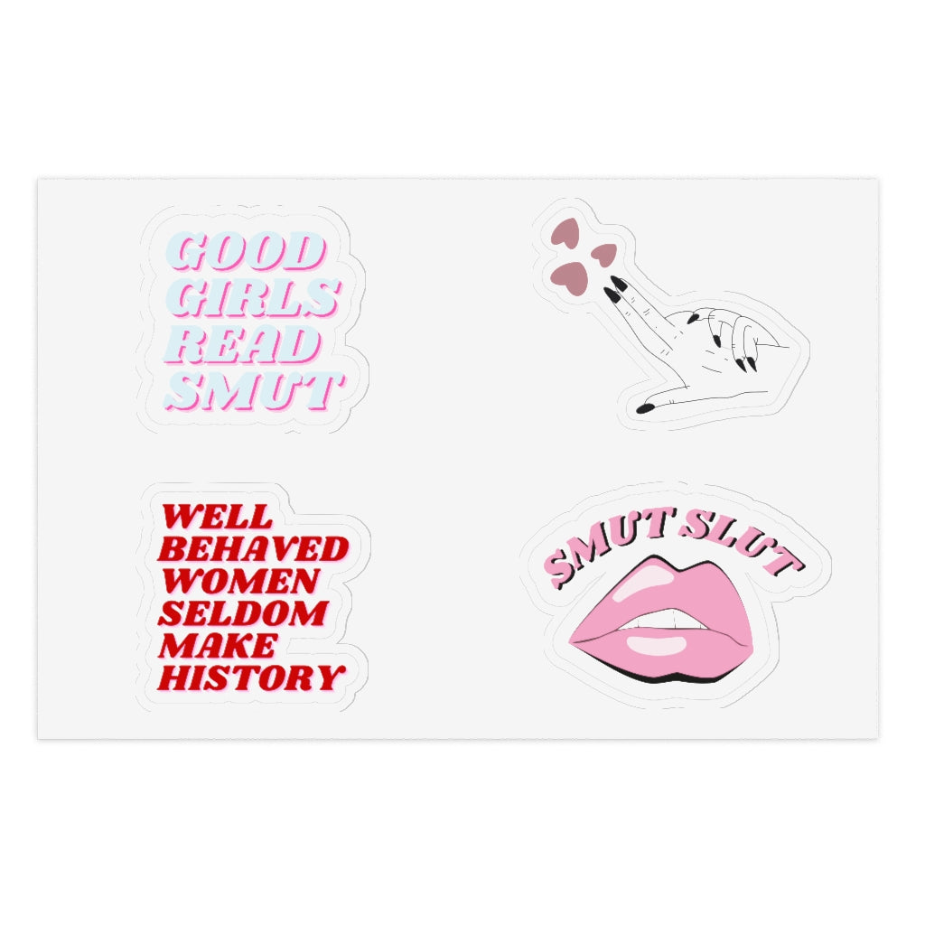 Smutty Books Sticker Sheets
