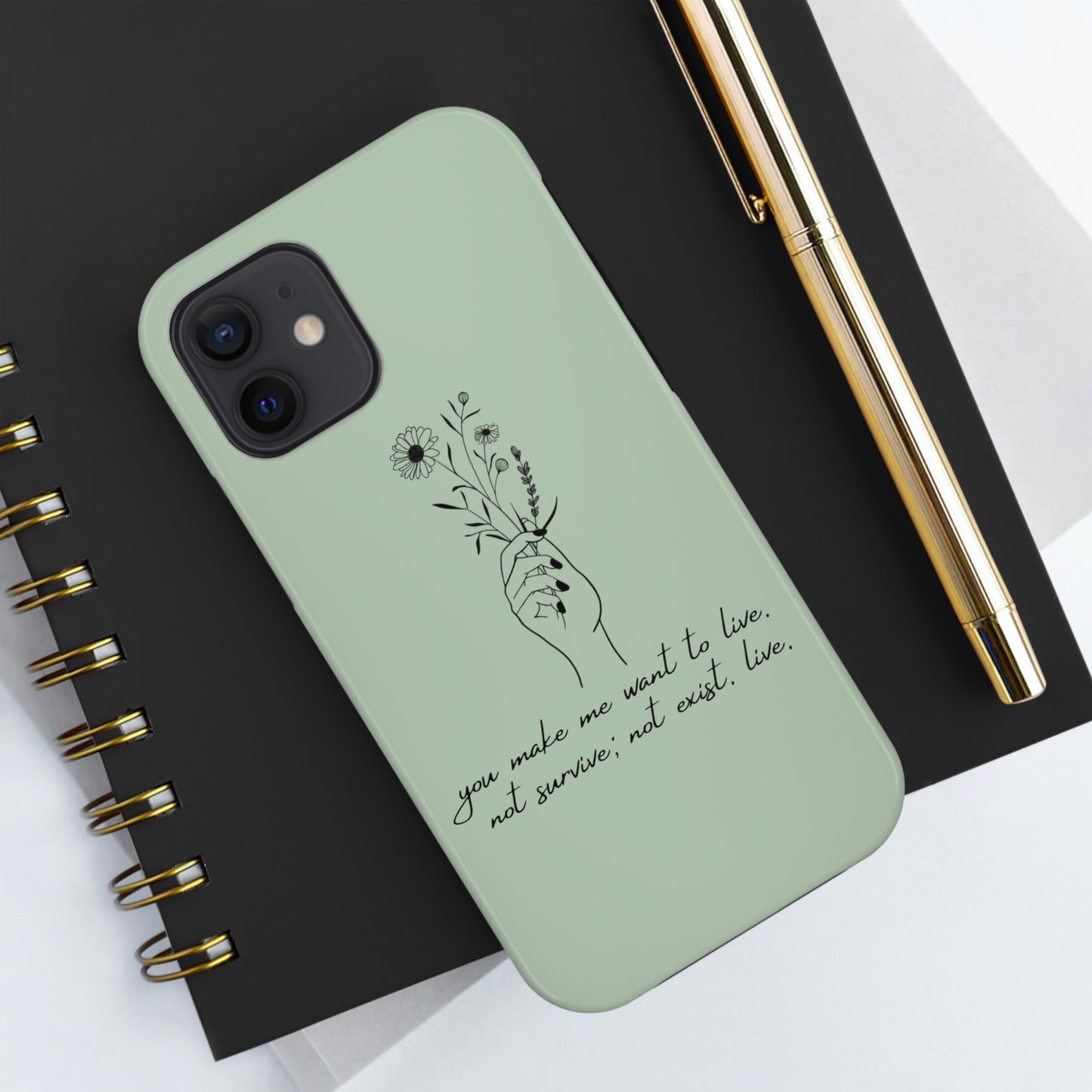 Make me want to live Phone Case