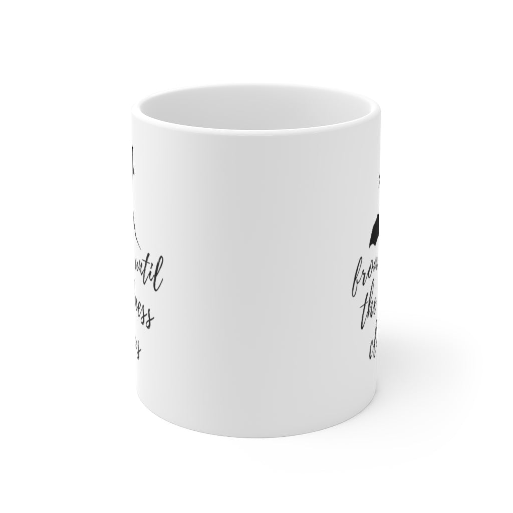 The Thirteen 'From Now Until Darkness Claims Us' Throne of Glass Mug 11oz