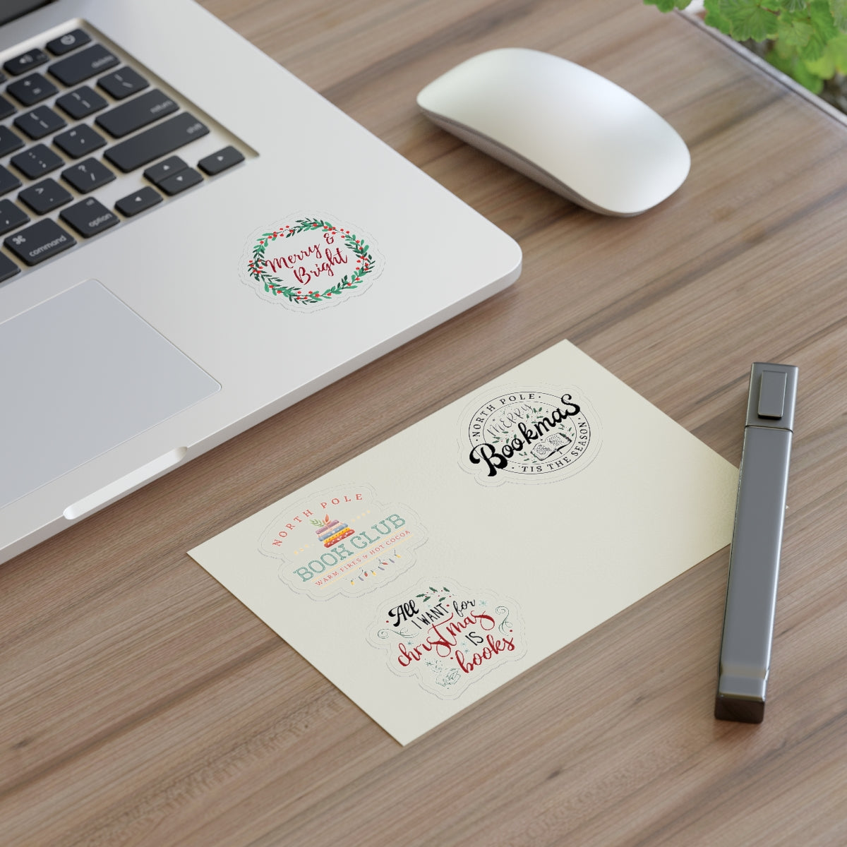 Bookish Christmas Sticker Sheets