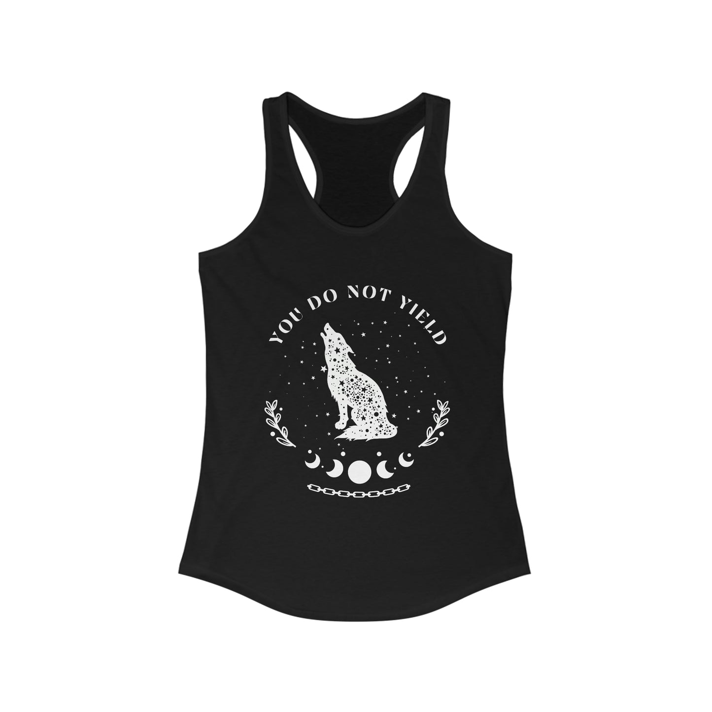 You do not yield Racerback Tank