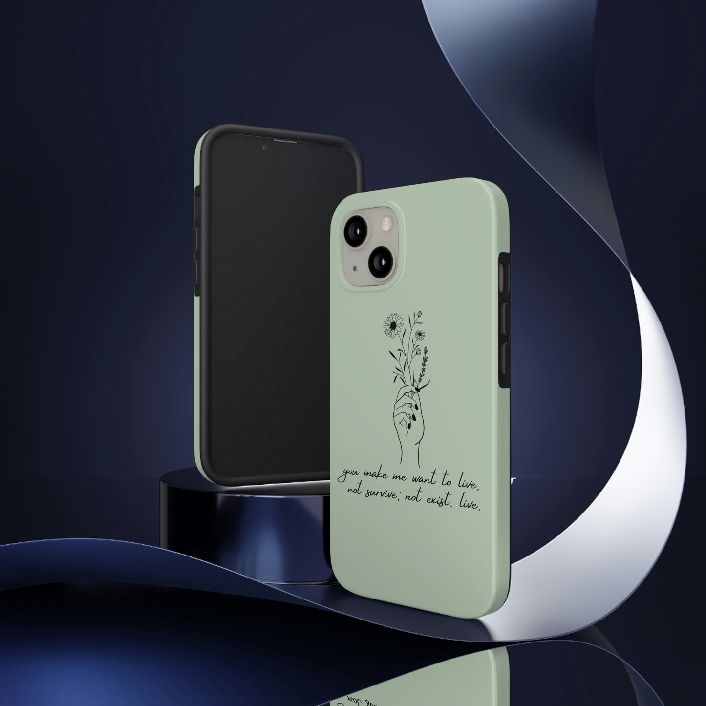 Make me want to live Phone Case