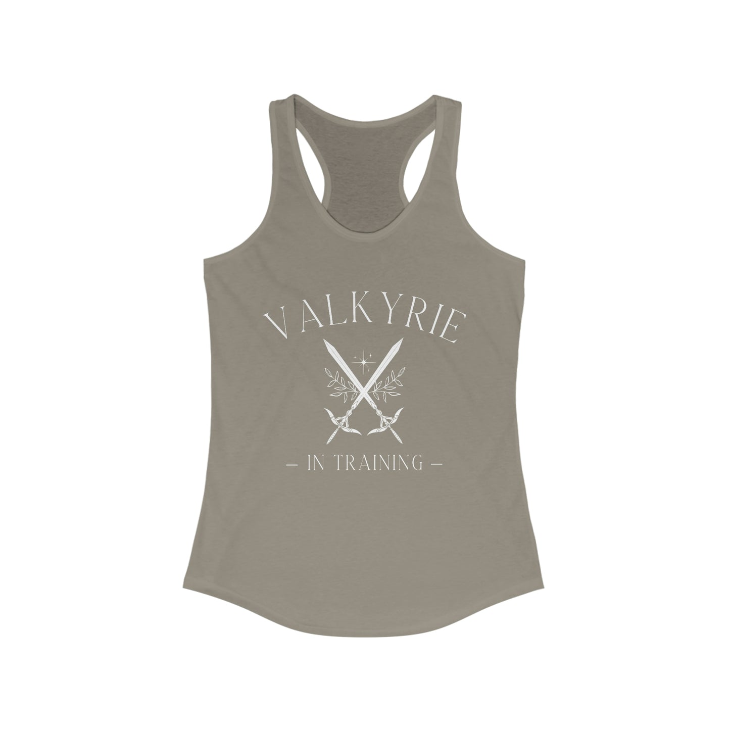 Valkyrie in Training Racerback Tank