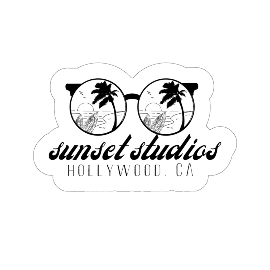 Sunset Hugo Sticker