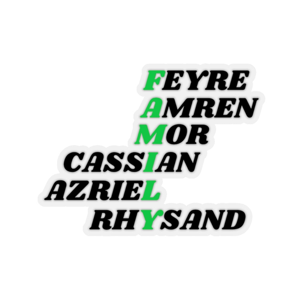 ACOTAR Family Kiss-Cut Stickers