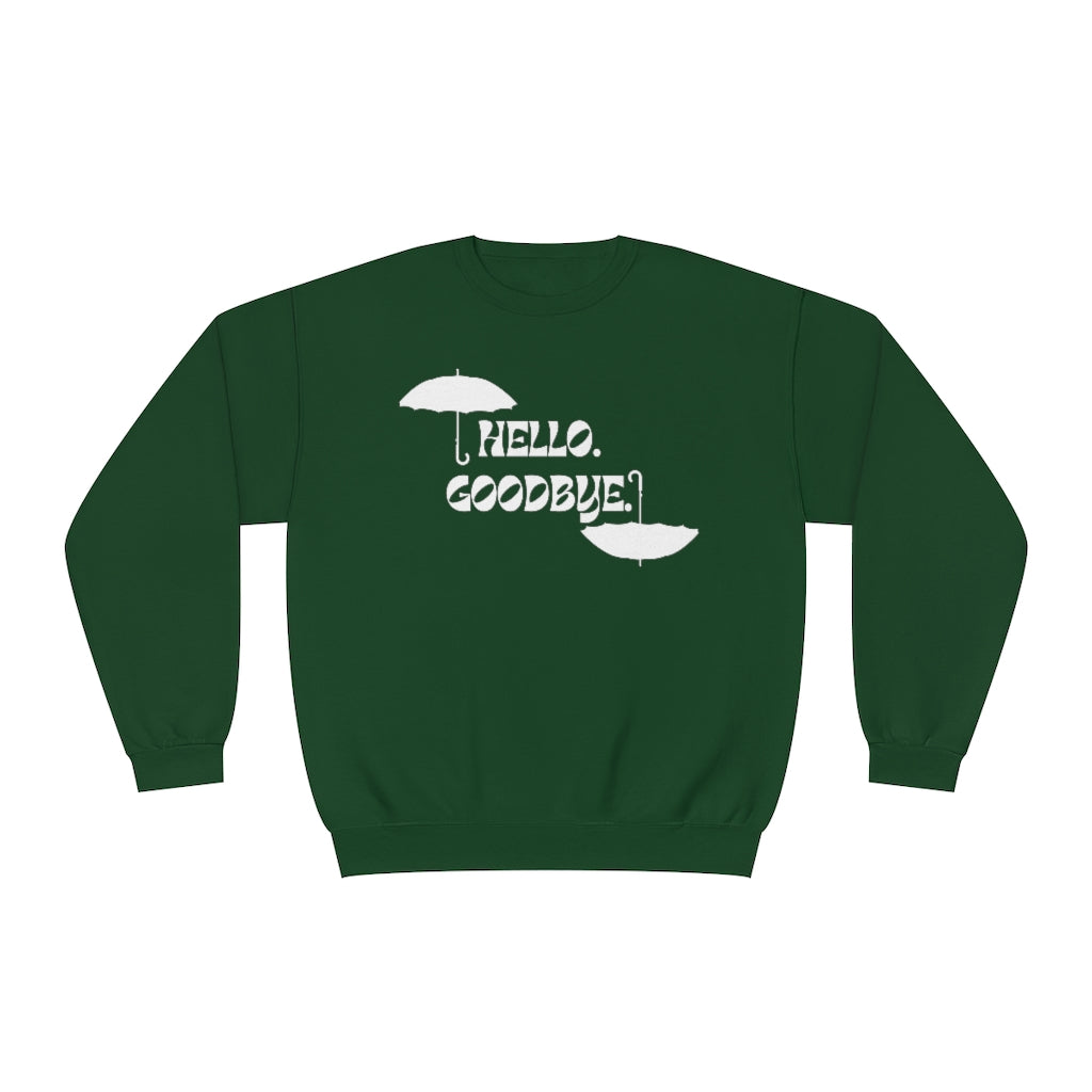 Hello Bye Crewneck Sweatshirt
