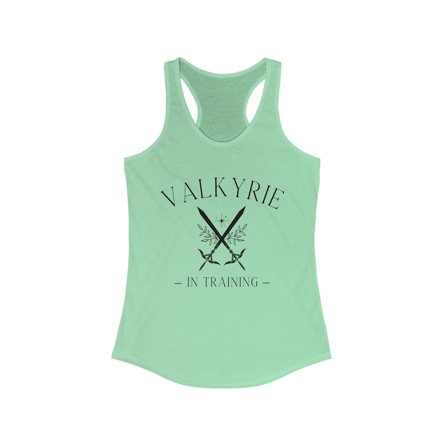 Valkyrie in Training Racerback Tank