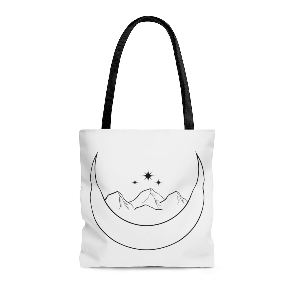 Moon & Mountains Tote Bag