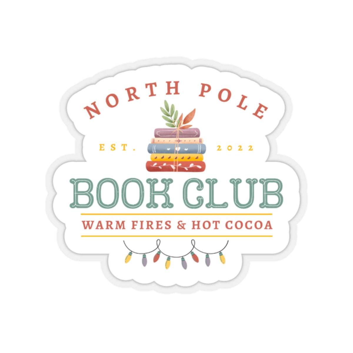 North Pole Book Club Sticker