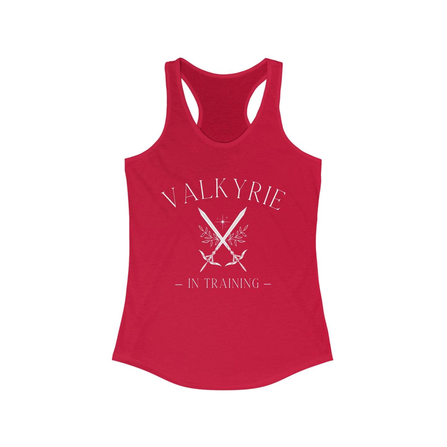 Valkyrie in Training Racerback Tank