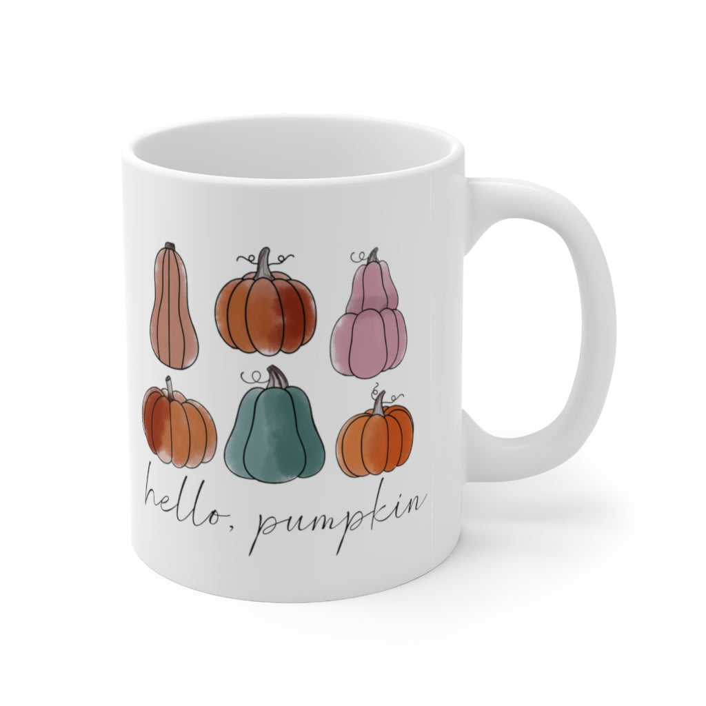 Hello Pumpkin Pastel Mug 11oz