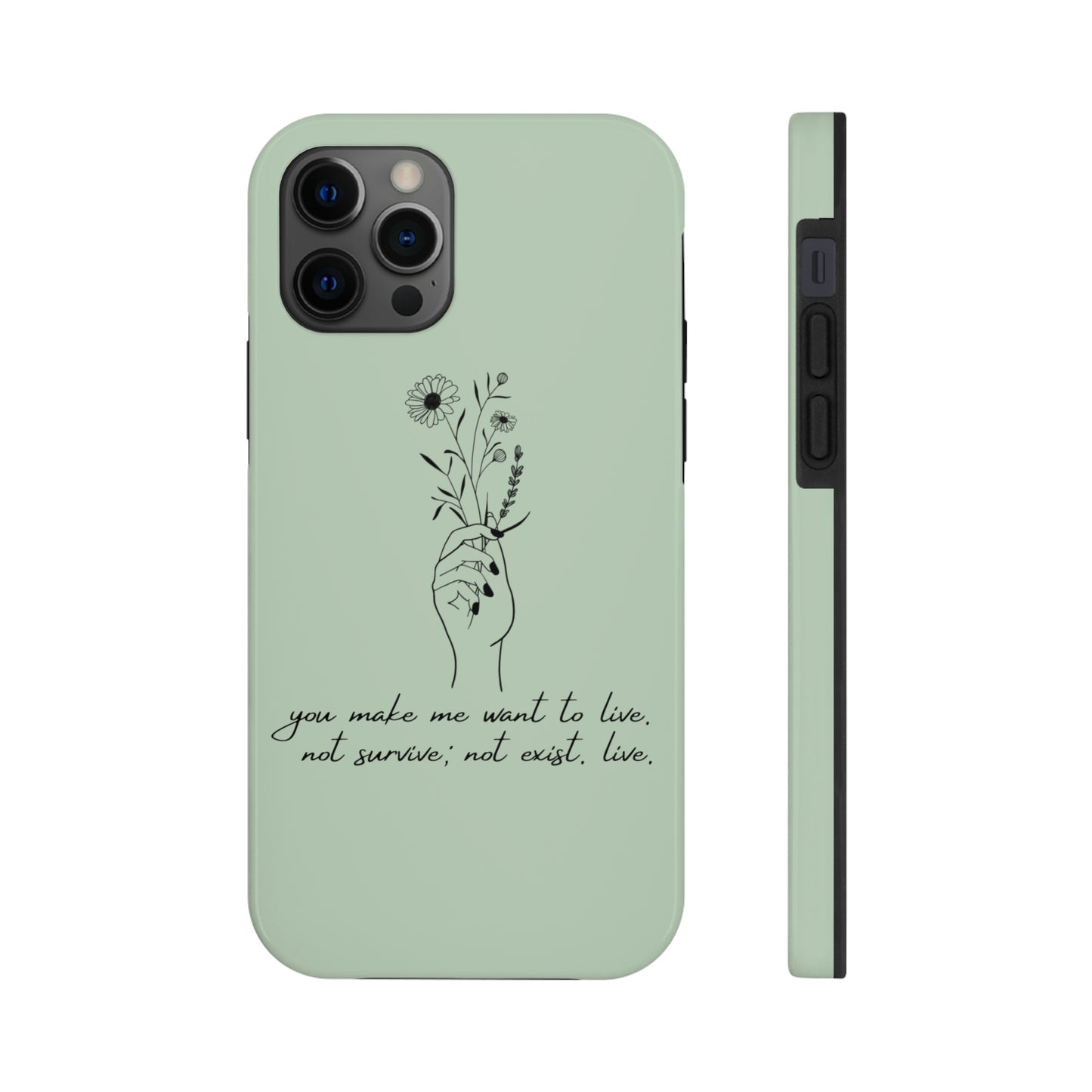 Make me want to live Phone Case