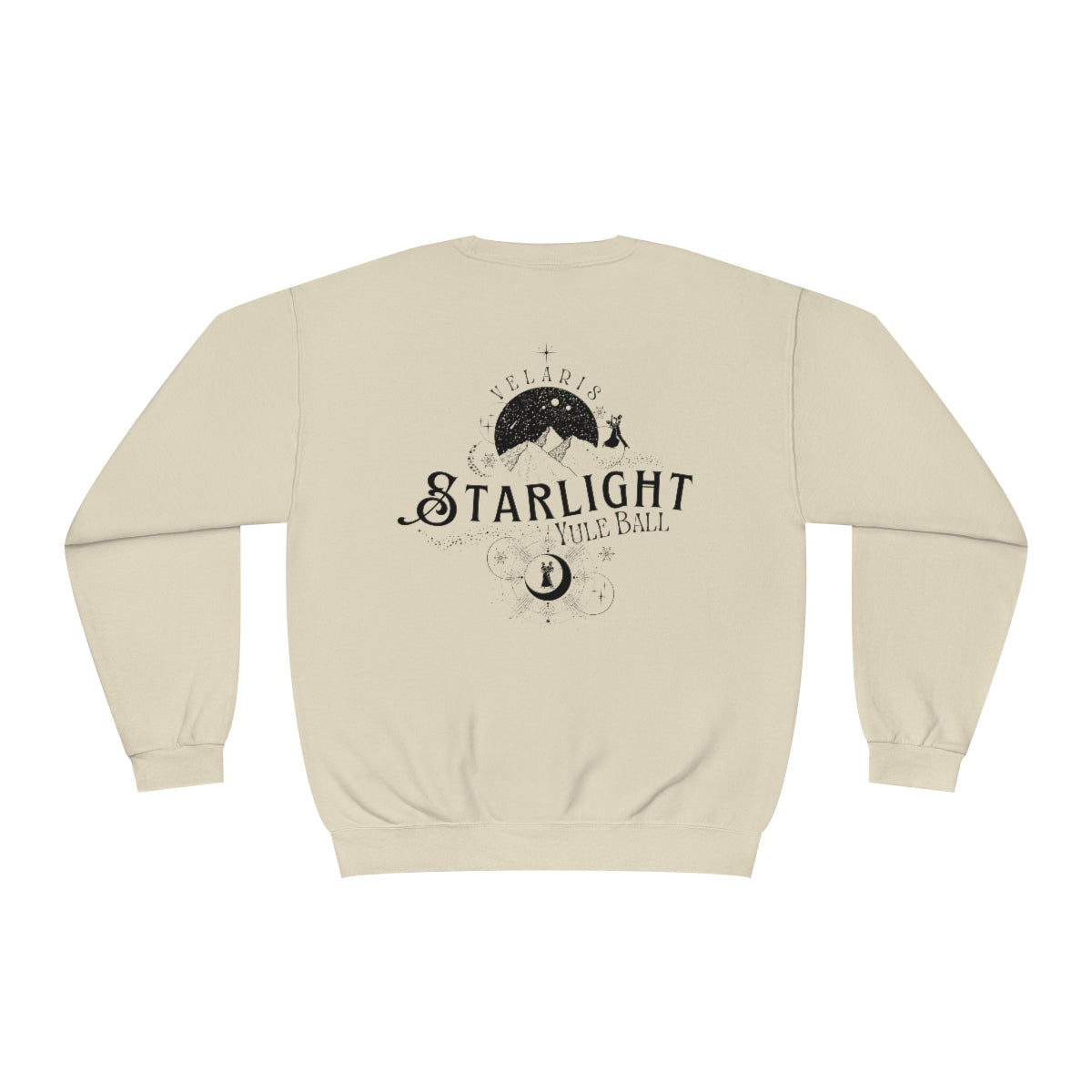 Starlight Yule Ball BACK DESIGN Crewneck Sweatshirt