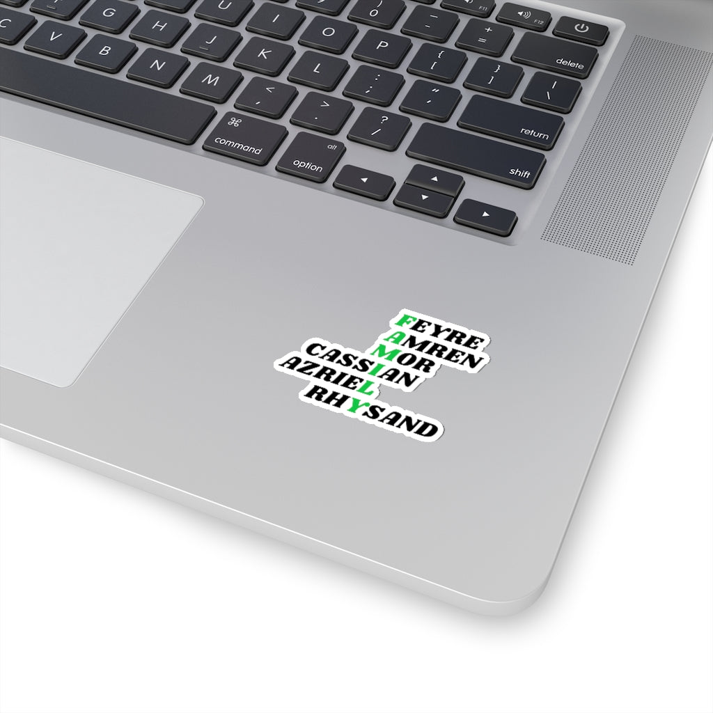 ACOTAR Family Kiss-Cut Stickers