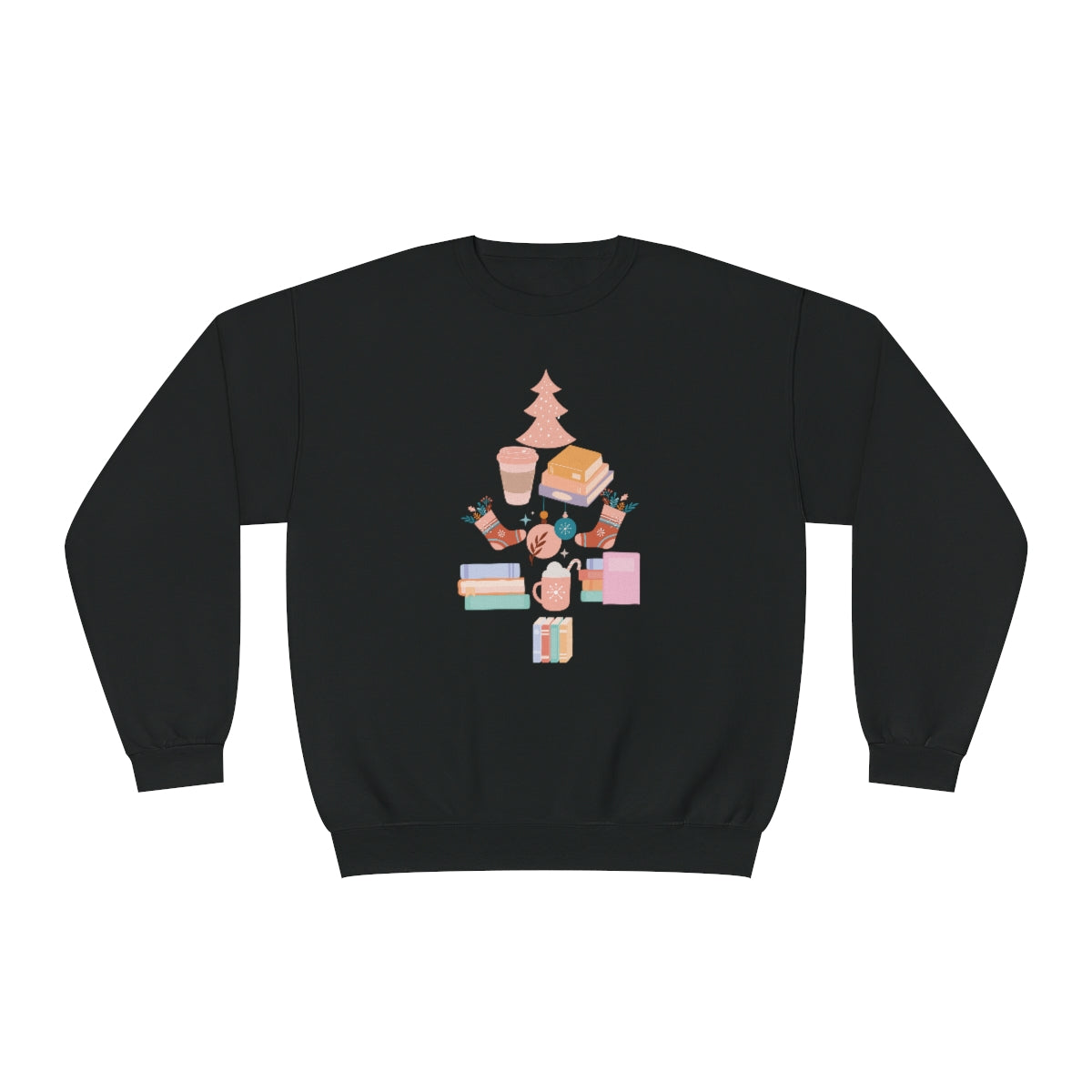 Bookish Christmas Tree Crewneck Sweatshirt