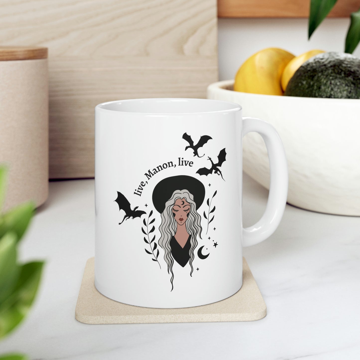 Live, Manon, Live Ceramic Mug 11oz