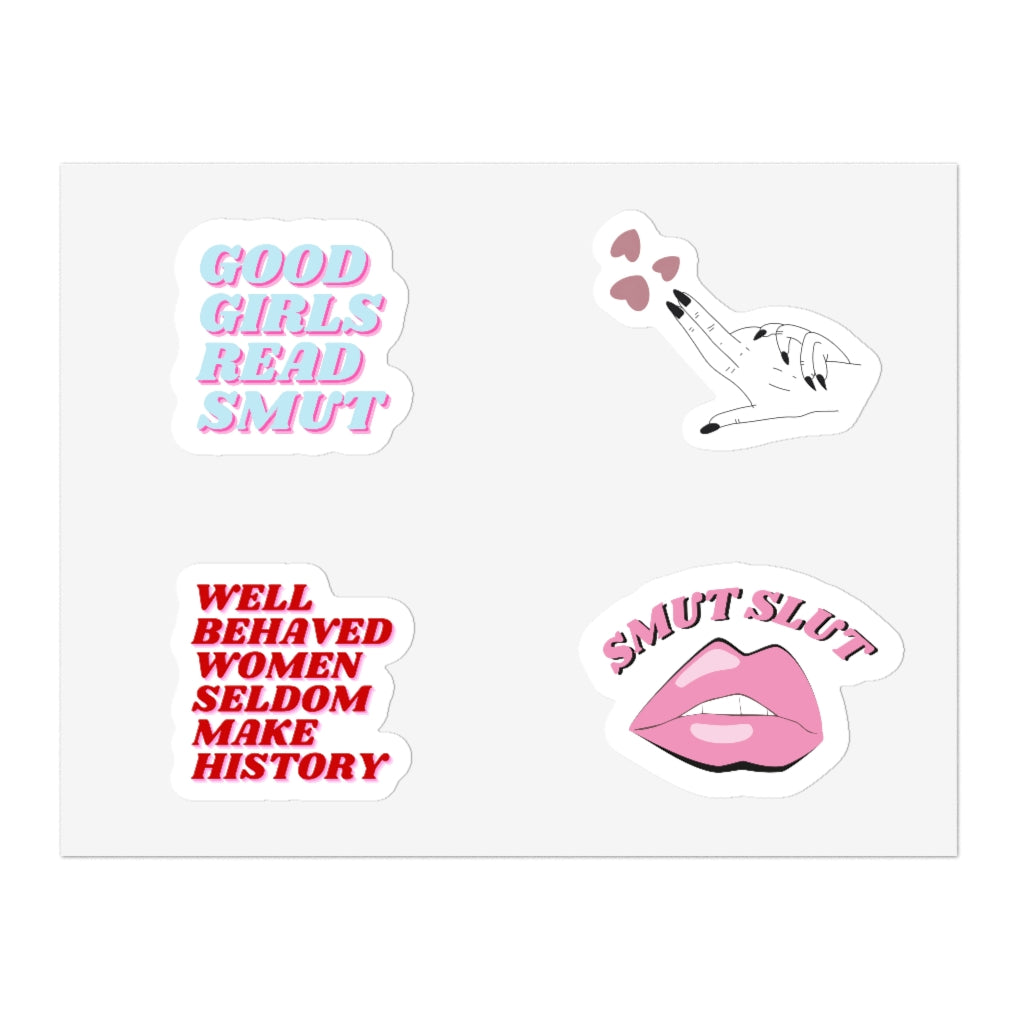Smutty Books Sticker Sheets