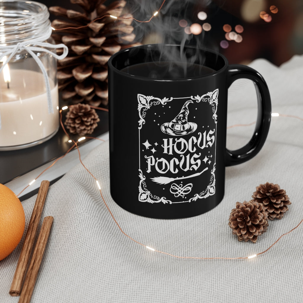 Witch Pocus Black Mug