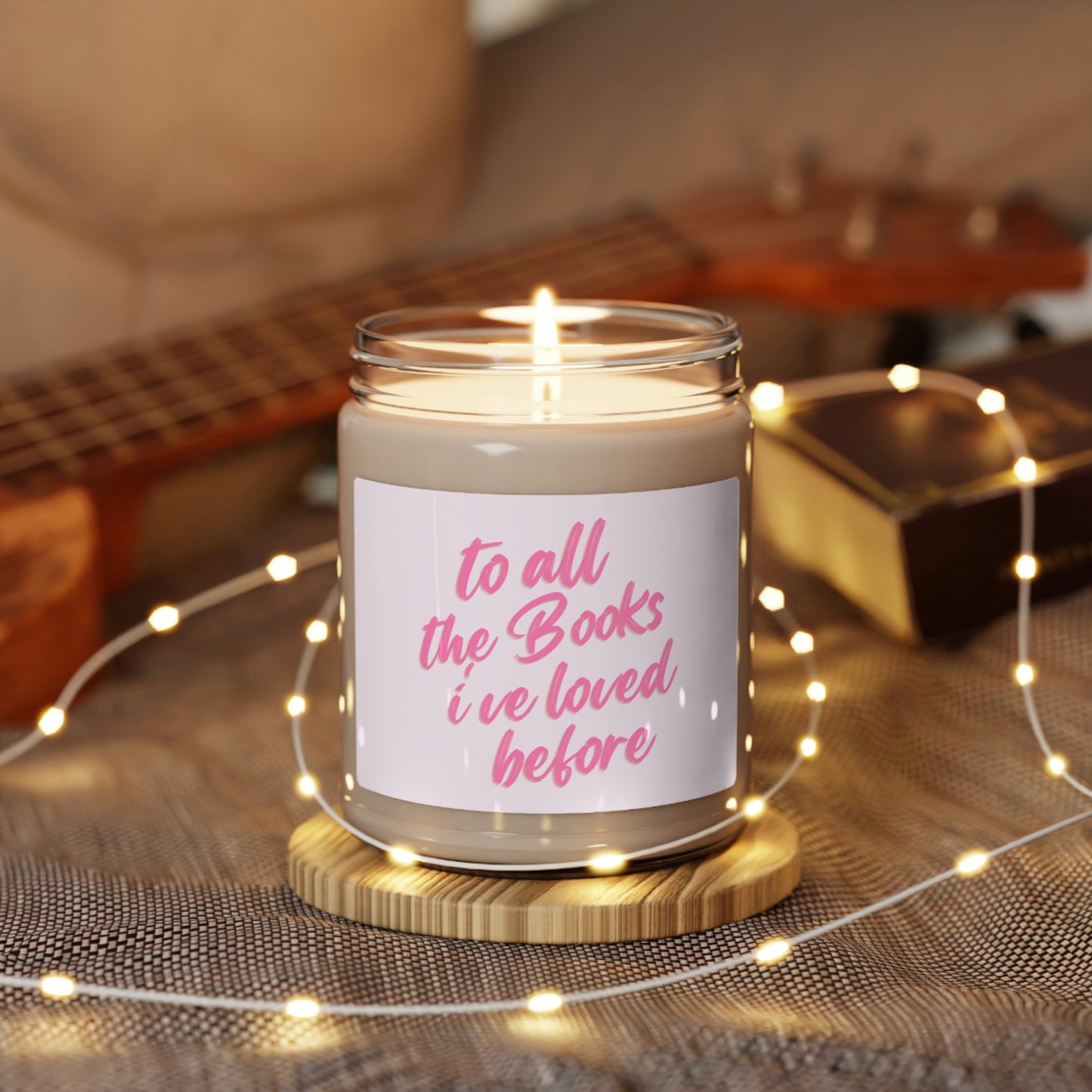 To All The Books Scented Soy Candle, 9oz