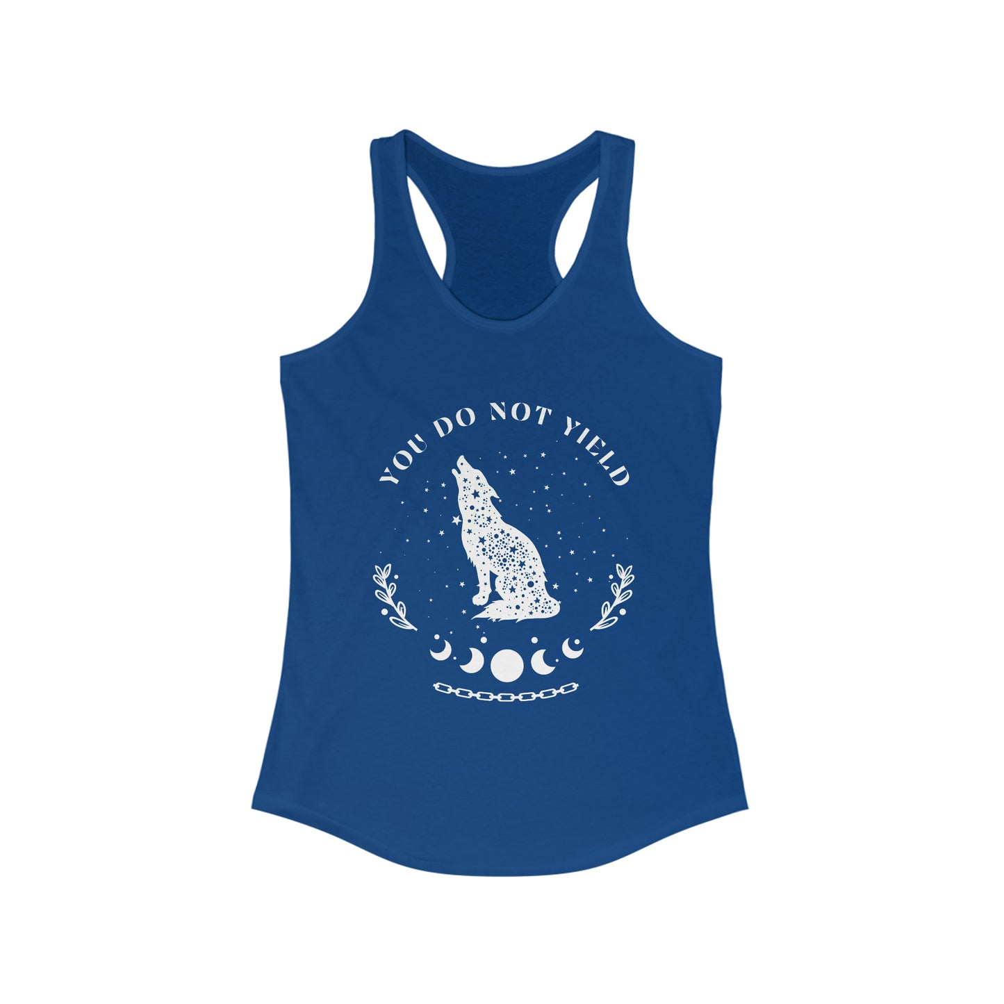 You do not yield Racerback Tank