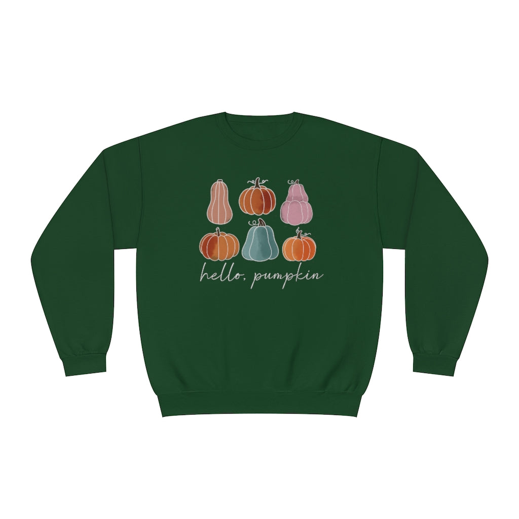 Hello Pumpkin Crewneck Sweatshirt