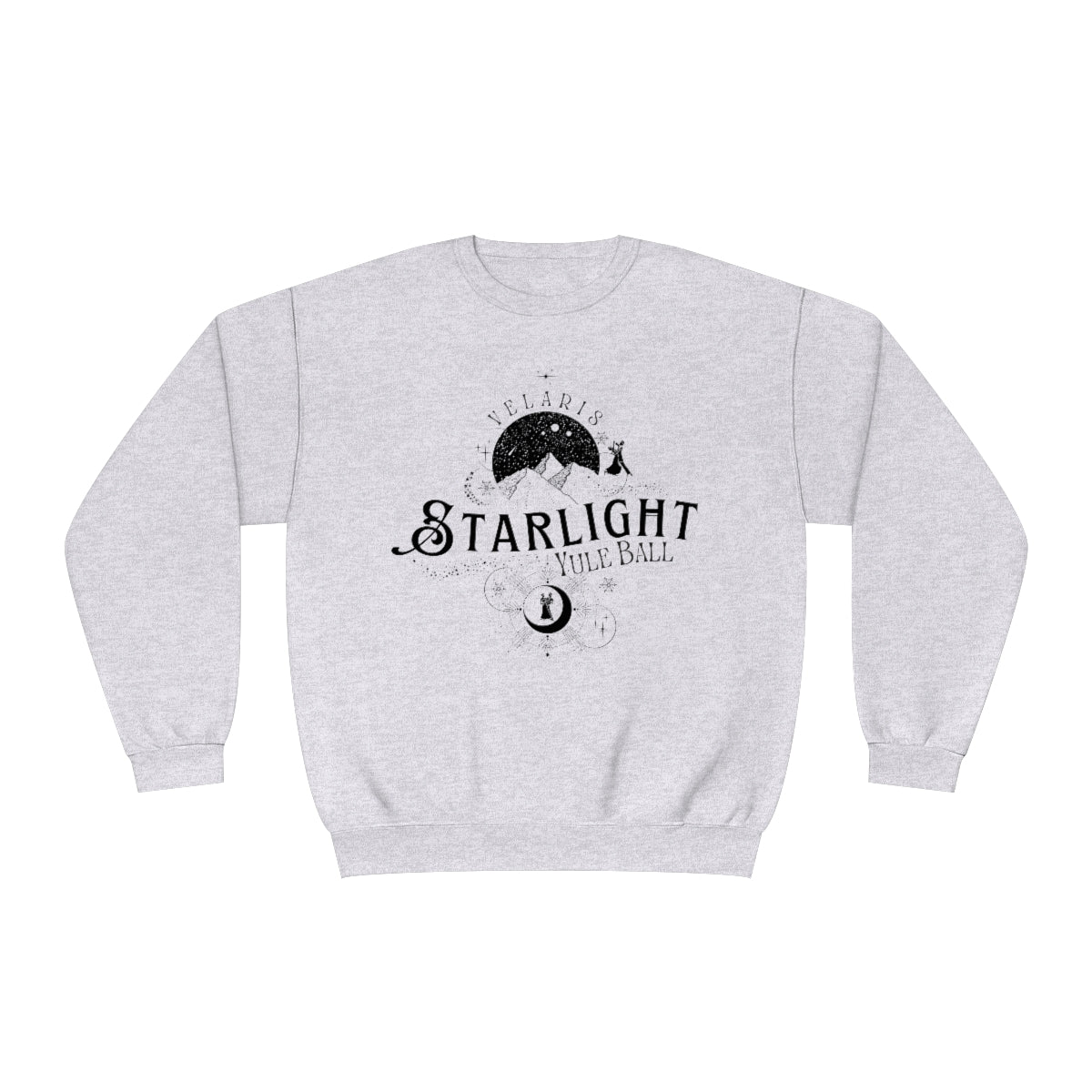 Starlight Yule Ball FRONT DESIGN Crewneck Sweatshirt