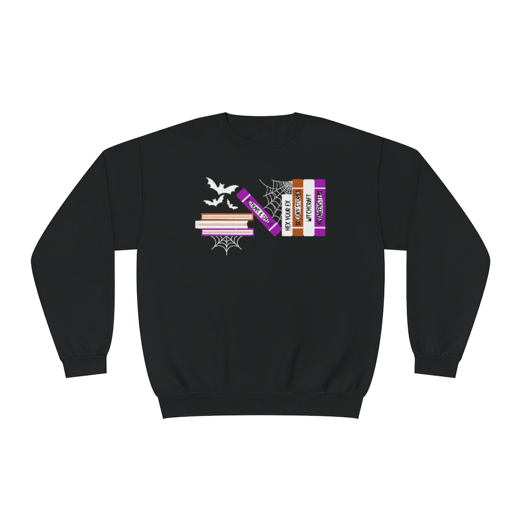 Spooky Books Crewneck Sweatshirt