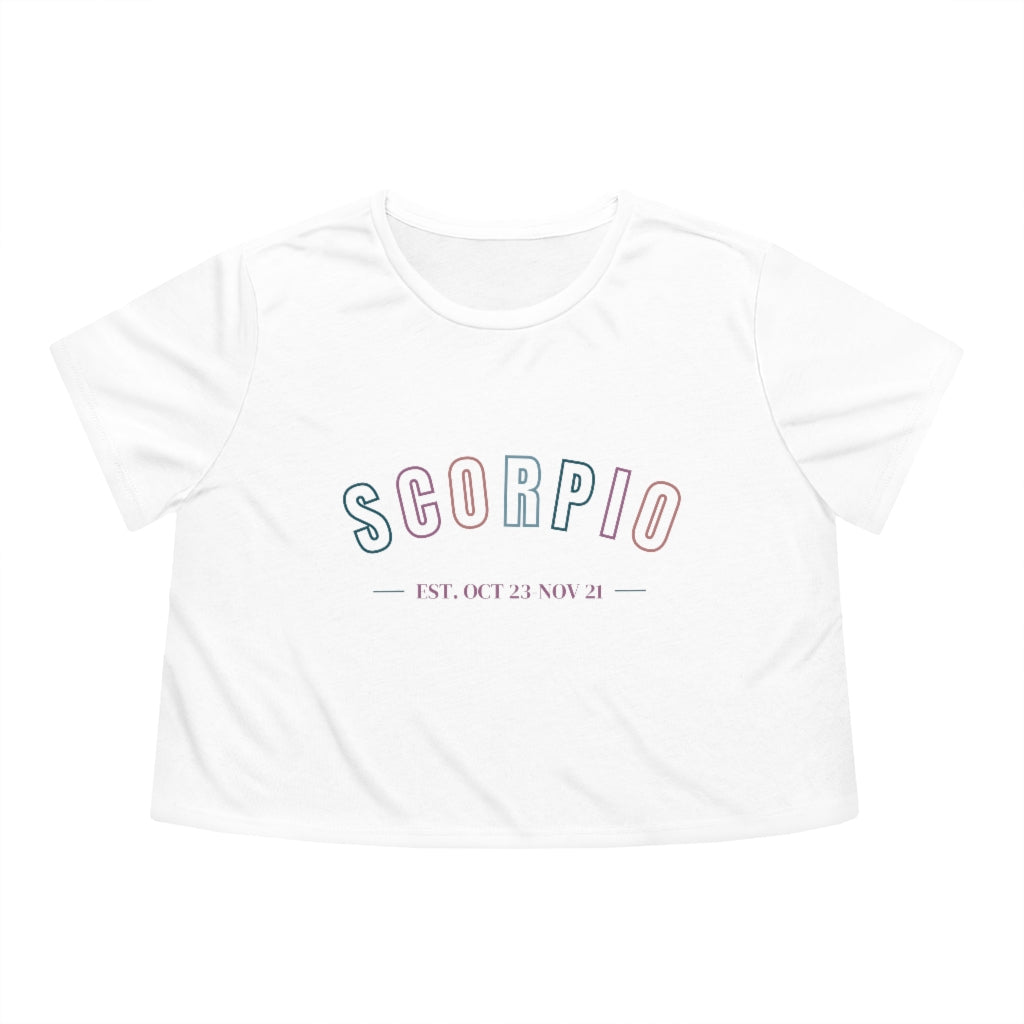 Scorpio Flowy Cropped Tee