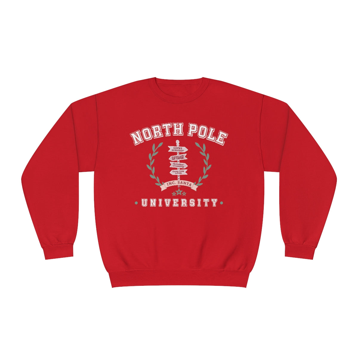 North Pole University Crewneck Sweatshirt