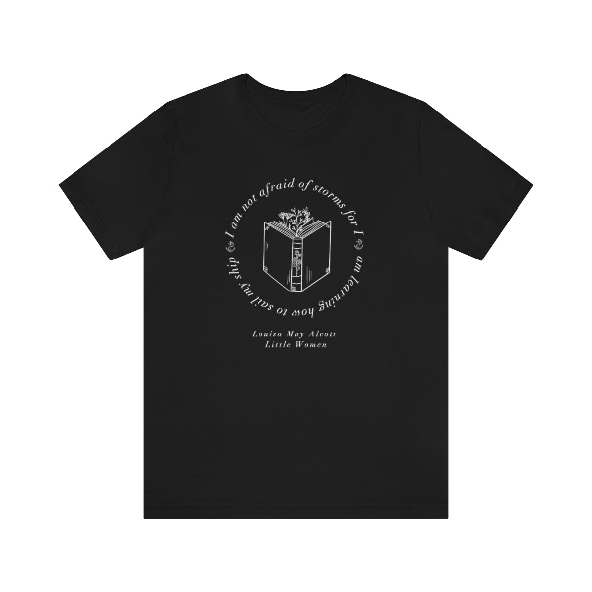 Little Woman Not Afraid of Storms Short Sleeved Tee