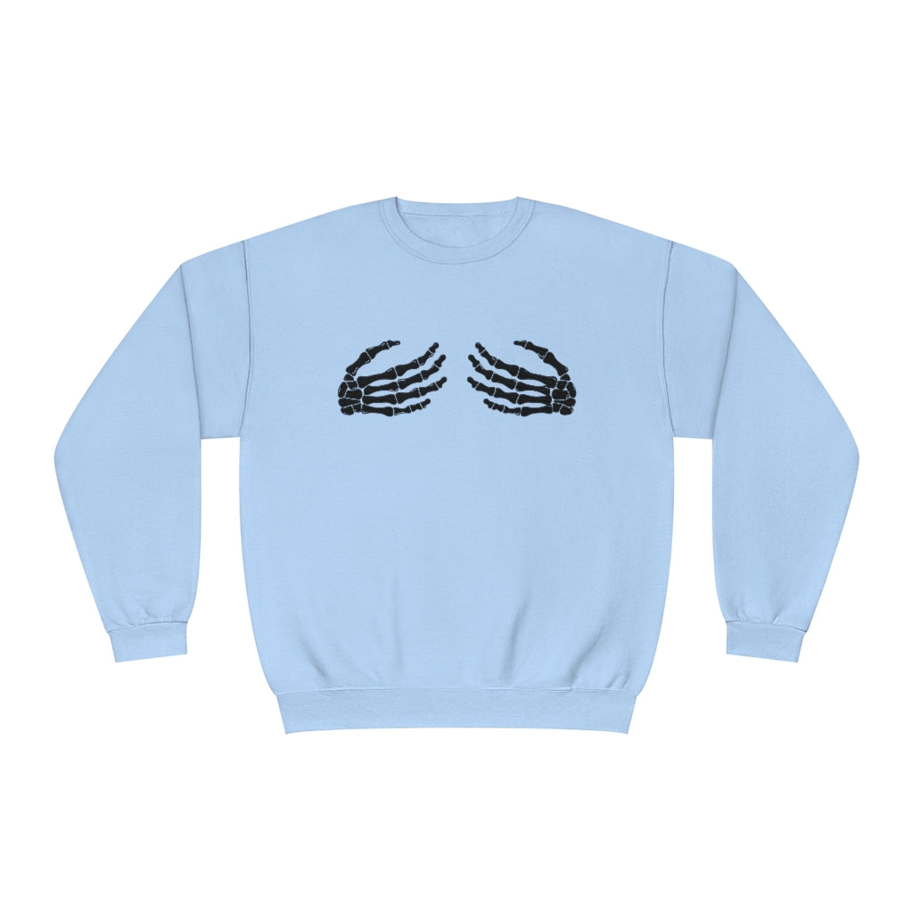Skeleton Bra Crewneck Sweatshirt