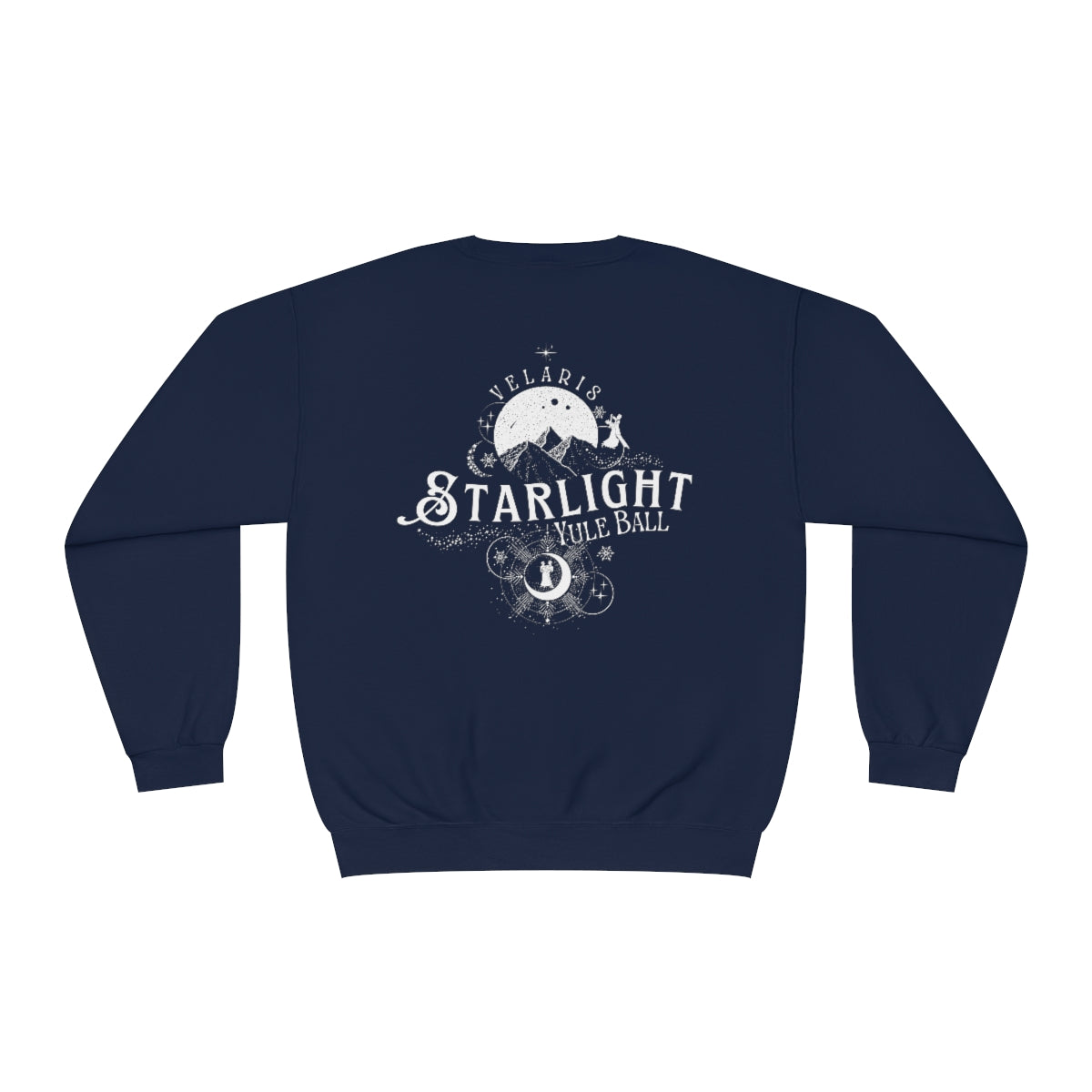 Starlight Yule Ball BACK DESIGN Crewneck Sweatshirt