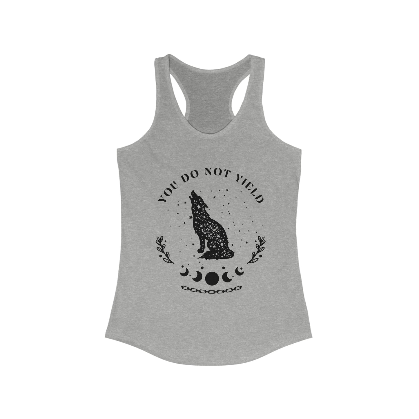 You do not yield Racerback Tank