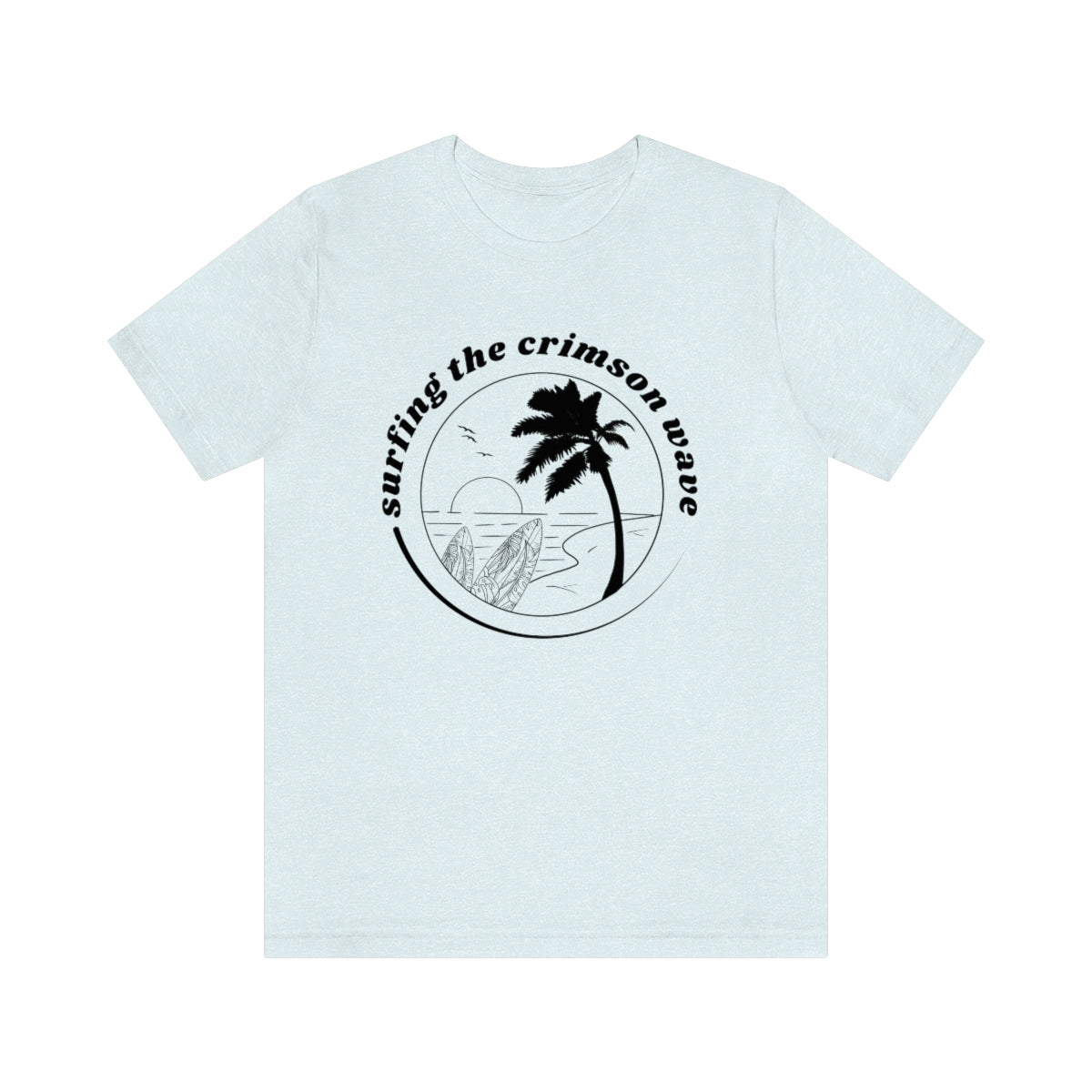 Crimson Wave Short Sleeve Tee