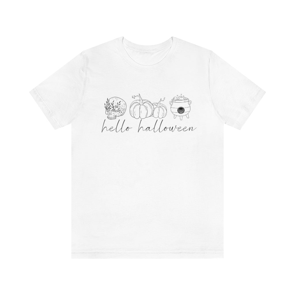Hello Halloween Short Sleeve Tee