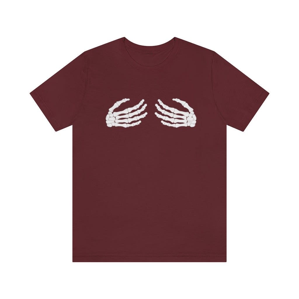 Skeleton Hands Short Sleeve Tee