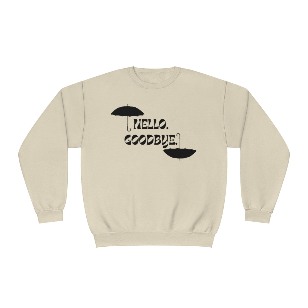 Hello Bye Crewneck Sweatshirt