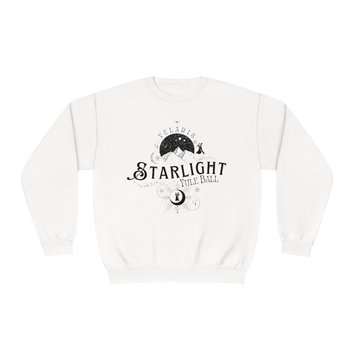 Starlight Yule Ball FRONT DESIGN Crewneck Sweatshirt