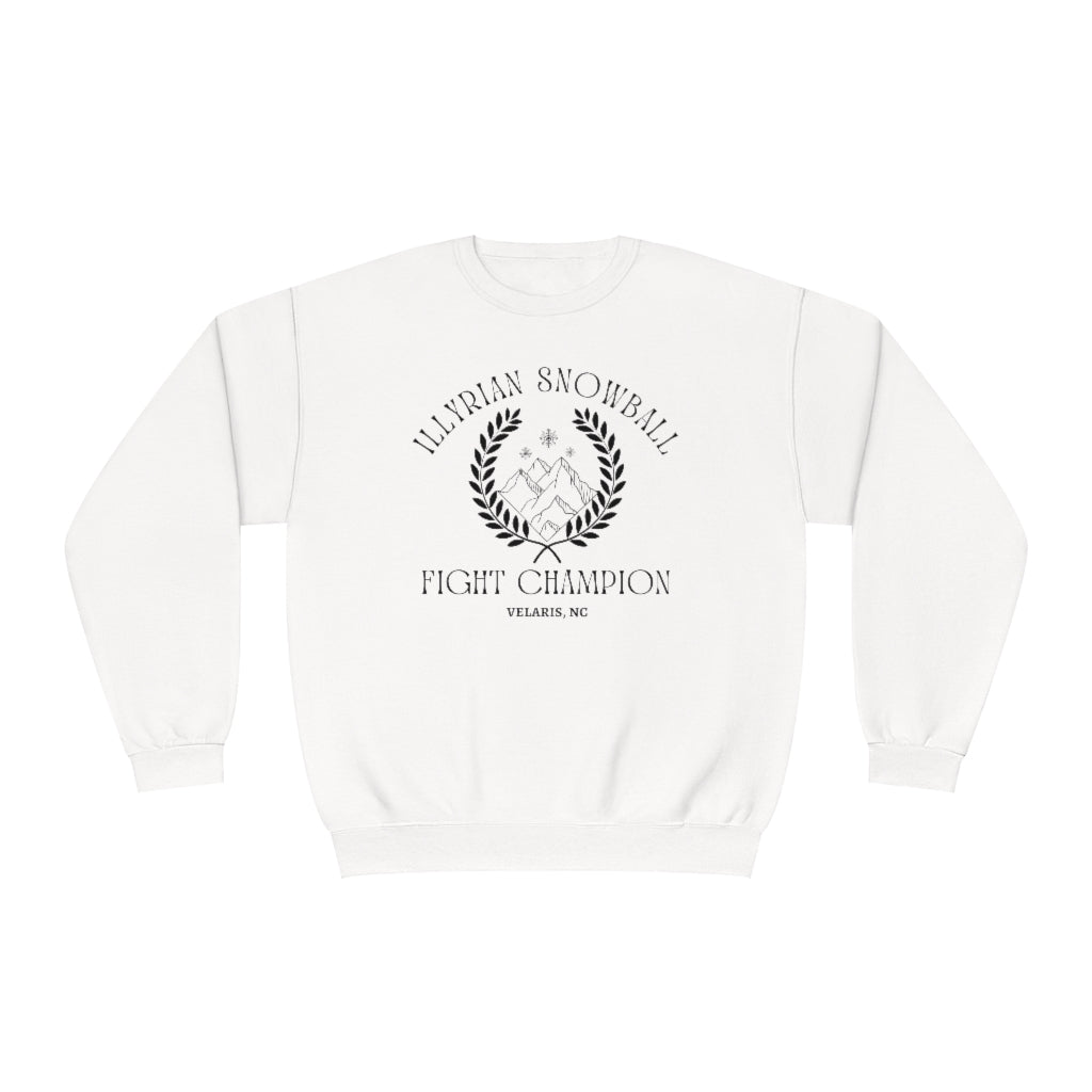 Illyrian Snowball Fight Champion Crewneck Sweatshirt