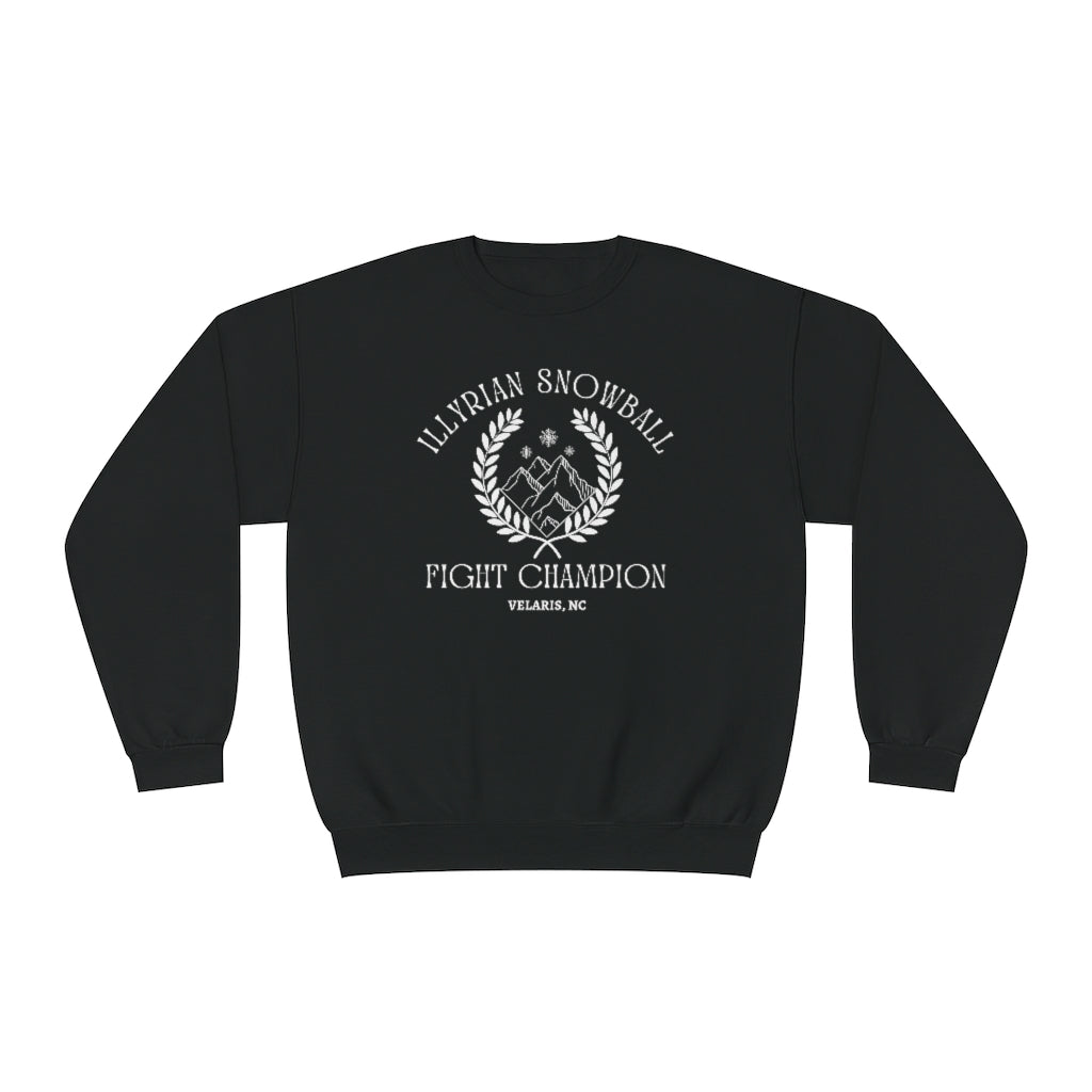 Illyrian Snowball Fight Champion Crewneck Sweatshirt